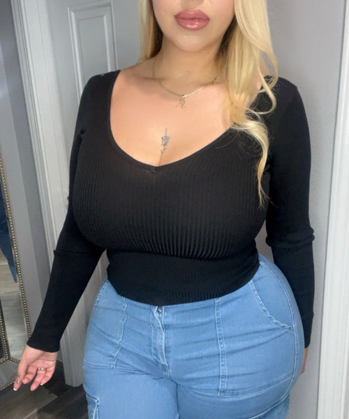 Kelsie Top(Black)