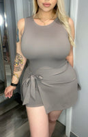 Arianna Dress(Taupe)