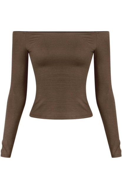 Angela Top(Brown)