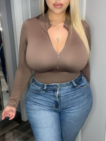 Theresa Bodysuit(Mocha)