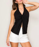 Pia Halter Top(Black)