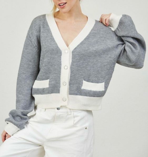 Elsa Cardigan(H.Grey)