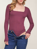 Melissa Bodysuit(Plum)