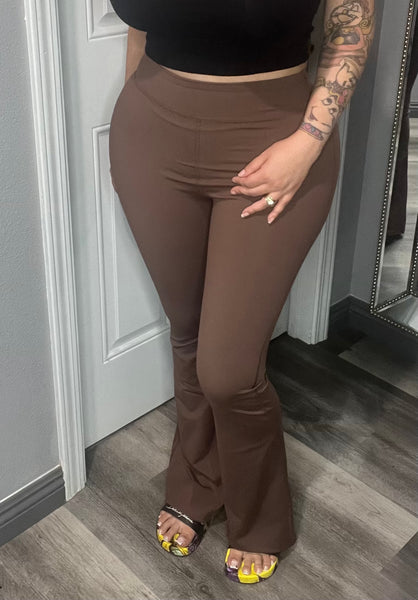 Andrea Scrunch Legging(Brown)